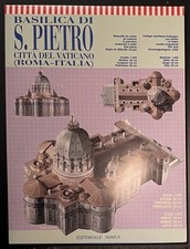Modellbaubogen - Basilica di S.Pietro (Rom) - Editoriale Domus - 1983