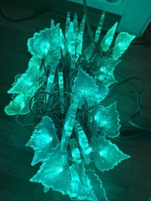 Grüne Blätter Lichterkette