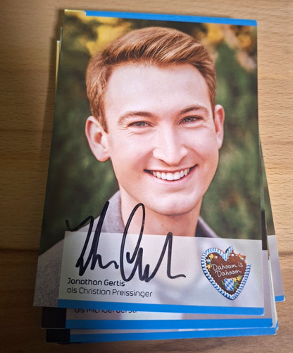 Autogrammkarte signiert - , –