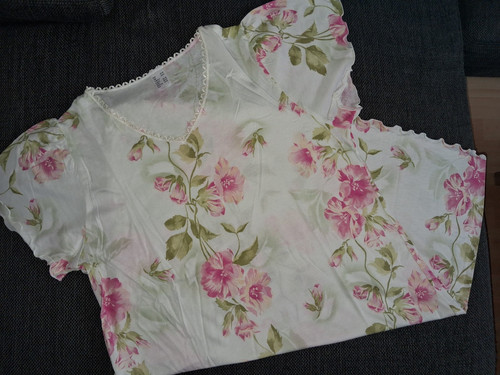 Damen sommer nachthemd - sommer, kurzarm