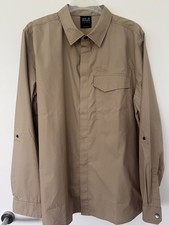 Jack Wolfskin Herren Lakeside Outdoor Langarmhemd, sanddunefarben, Gr. 52