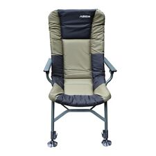 AGEM Karpfenstuhl Carp Angelstuhl Faltbar mit Armlehnen Camping Stuhl 130kg