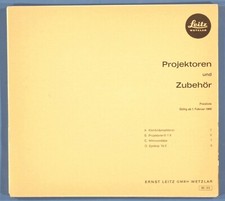 Leitz Leica Preisliste
