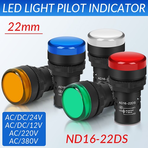 Led leuchtmelder 22mm 12v - led,