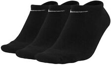 (4,58 EUR/Stk.) Nike Sneakersocken Füßlinge Größe S / 34-38 - schwarz - 3er Paar