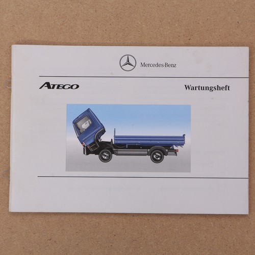 Mercedes atego wartungsheft - atego,