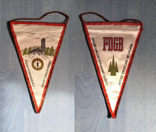 Ddr wimpel fdgb feriendienst - ddr,