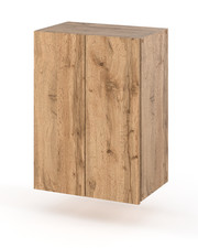 Badschrank Hängeschrank Eiche Wotan 40 cm Badsäule fürs Badezimmer