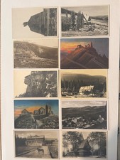 52 historische Postkarten. Riesengebirge, Schlesien. Original von 1913-48.