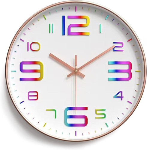 30cm wanduhr lautlos - wanduhr, 3d