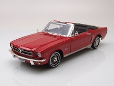 Ford Mustang Cabrio 1964 rot Modellauto 1:18 Motormax