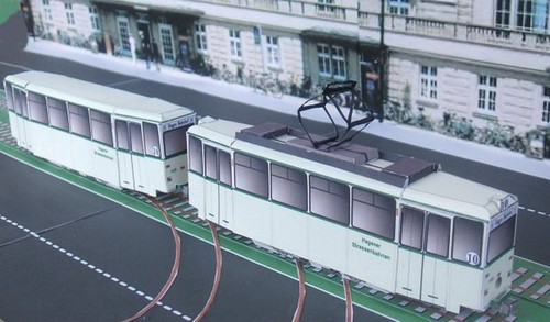 Straßenbahn historisch - straßenbahn,