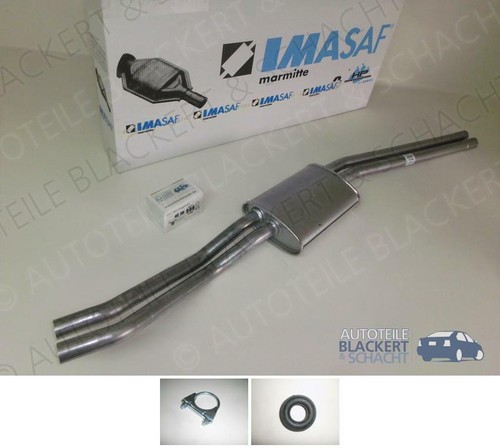 Imasaf auspuff mitteltopf - auspuff, +