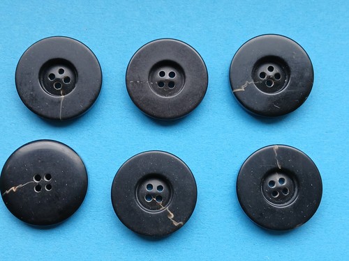 Schwarze mantelknöpfe 28mm - schwarze,