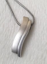Unisex Fossil Anhänger mit Kette beides aus 925er Silber 43cm