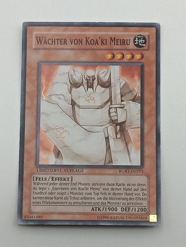 Einzelkarte wächter - yu-gi-oh!,