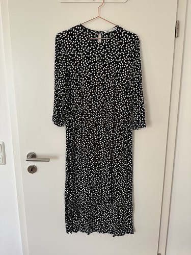 Zara kleid schwarz mit weißen - mit,