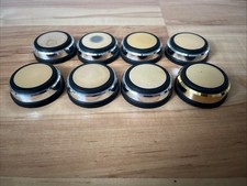 8 x Audio Selection Gummie Dämpfer Geräte HiFi Hochwertige Lautsprecher Füße