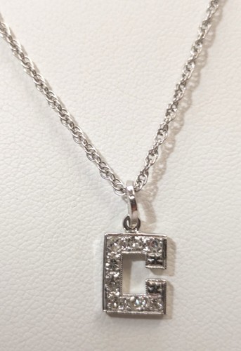 14k weißgold diamant c - 14k,