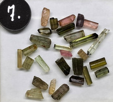 20 ct.Turmalin Kristalle