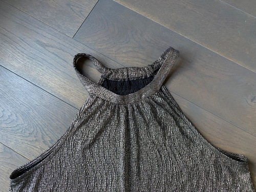 Glitzer top oberteil hoher - top,