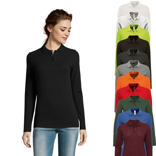 Damen piqué poloshirt polo - poloshirt,
