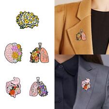Mode Emaille Pin Schmuck Geschenk Menschliche Organe Brosche für Ärzte Hemd