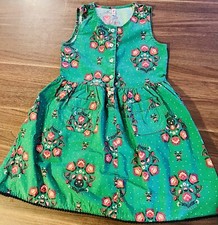 Blutsgeschwister Matroschka Blumenkleid für Mädchen Größe 110