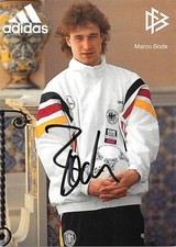 Marco Bode Autogrammkarte DFB
