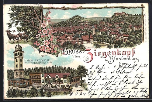 Lithographie blankenburg - lithographie, /
