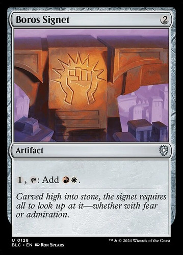Magic mtg boros signet - magic/mtg,