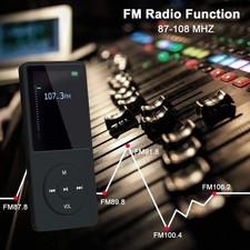MP3 Player 16GB + 64GB SD Support | Musik Video Radio Sprachrecorder Fotoviewer