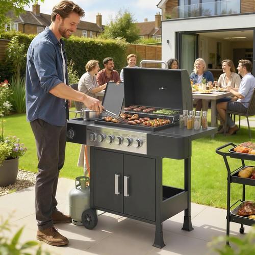 Outsunny gasgrill 6 1 - 17,8, kw