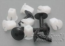 10x Blechschrauben Spreizmutter Unterboden Kotflügelschrauben für BMW Opel VW 