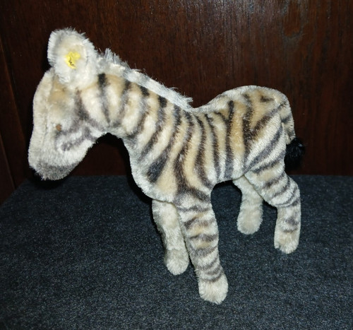 Altes steiff tier zebra - tier, -zebra-