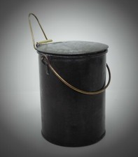 Antike Royal Arsenal Milchkanne mit Deckel und Henkel 1900