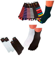 2-4 Paar Zehensocken fünf