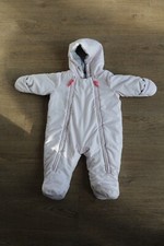Petit Bateau flauschiger Baby Schneeanzug Gr. 74-80 12 Monate rosa neuwertig