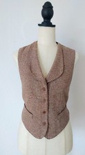 Damenweste vintage braun - damenweste,