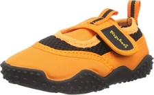 Playshoes Kinder Aqua-Schuhe Badeschuhe Schwimmschuhe, Orange, 18 EUR