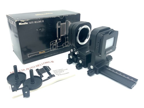 Minolta auto bellows iii - auto, +