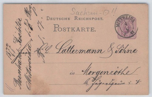 Deutsches reich pfennige beleg - deutsches,