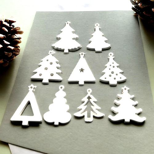 9er set weihnachtsbaum - set,