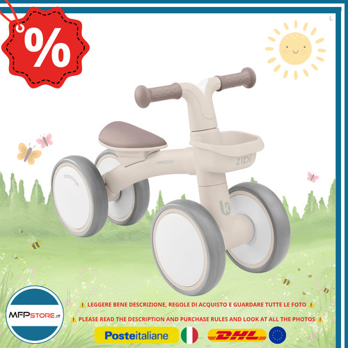 Kikkaboo zipi blance bike - blance,