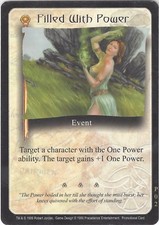CCG The Wheel of Time Collectible Card Game Filled with Power promo card P02