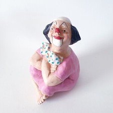 Achatit clown figur sitzend - clown,