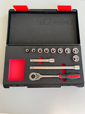 Holex Garant Steckschlüssel Sortiment 1/2 Zoll-Vierkant 12-teilig Ratsche Knarre