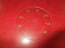 Wartburg Tachoscheibe Scheibe Tachometer Goldpunkt 140 km/h Oldtimer SW10435