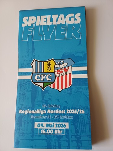 Spieltagsflyer chemnitzer - spieltagsflyer,