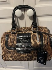 Tasche Handtasche Guess Tiger braun schwarz